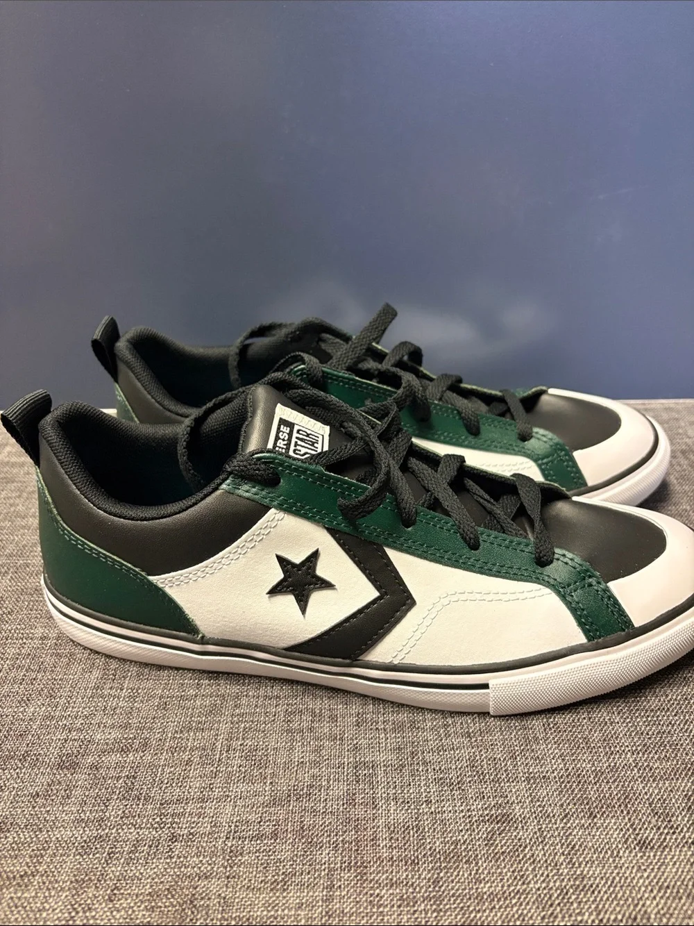 Converse star Men’s Low-Top Sneakers in White, Black & Green pro blaze OX size 7